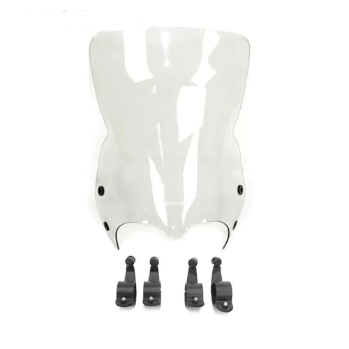 SPAMFAFGHQ Für Suzuki Für Boulevard M109R M90 M50 Cruiser Windschutzscheibe Luftabweiser Frontscheinwerferverkleidung Windschutzscheiben Motorrad(Klar,SCHWARZ) von SPAMFAFGHQ