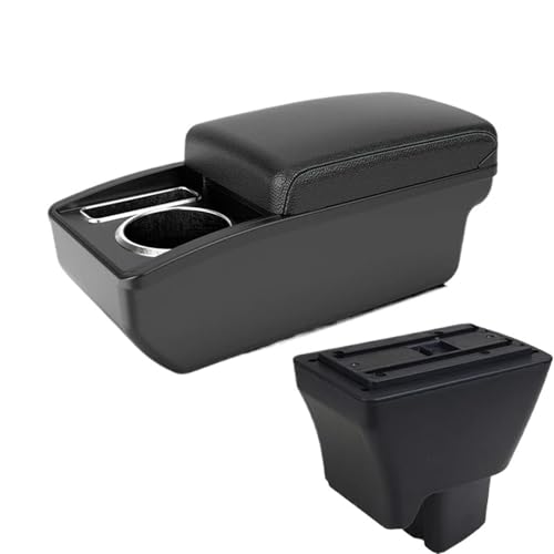 SPAMFAFGHQ Für Tata Für Tiago Autoarmlehne Mit USB Mittelkonsolen-Aufbewahrungsbox Zubehör Autodekoration(A3 weiße Linie Kein USB) von SPAMFAFGHQ