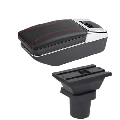 SPAMFAFGHQ Für Toyota Für Urban Cruiser Armlehnenbox Für Ist Armlehnenbox Center Storage Box(Eine rote Linie KEIN USB) von SPAMFAFGHQ