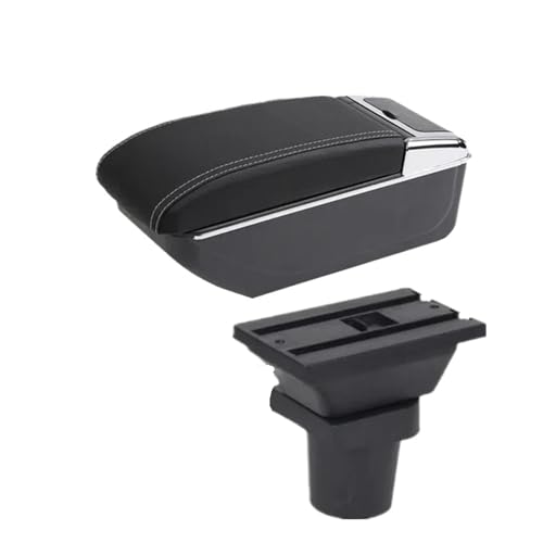 SPAMFAFGHQ Für Toyota Für Urban Cruiser Armlehnenbox Für Ist Armlehnenbox Mittelkonsolenfach(B3 weiße Linie KEIN USB) von SPAMFAFGHQ