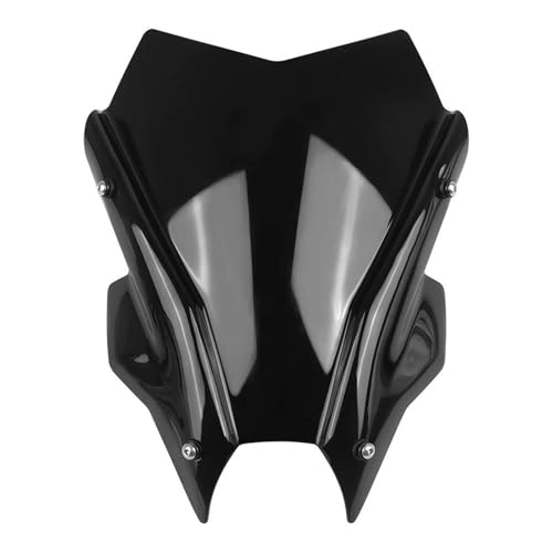 SPAMFAFGHQ Für Y&amaha MT-09 MT09 MT 09 2021-2023 FZ09 FZ-09 2021 2022 Motorrad Sport Windschutzscheibe Visier Windabweiser(SCHWARZ) von SPAMFAFGHQ