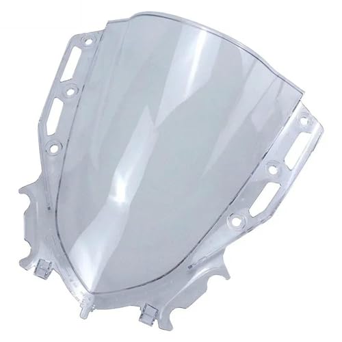 SPAMFAFGHQ Für Y&amaha YZF R15 V4.0 2021 2022 2023 R125 2024 YZFR15 M V4 R15M Windschutzscheibe Motorrad Windschutzscheibe Bildschirm Double Bubble Verkleidung(Klar) von SPAMFAFGHQ