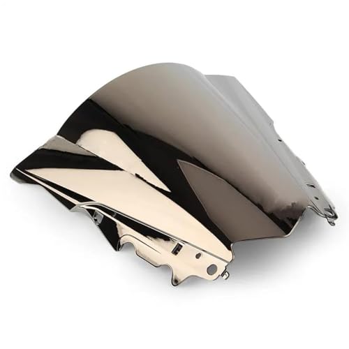 SPAMFAFGHQ Für Y&amaha YZF R25 R3 YZF-R25 YZF-R3 2013 2014 2015 2016 2017 2018 Motorrad Windschutzscheibe Windscreen Scheibe Karosserieteil(Silber) von SPAMFAFGHQ