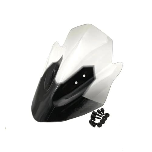 SPAMFAFGHQ Gradient Windschutzscheibe Windschutzscheibe Frontscheibe Glas Wind Für Kawasaki ER-6N ER6N 2012 2013 2014 2015 2016 Motorrad Windschutzscheibe(Klar) von SPAMFAFGHQ