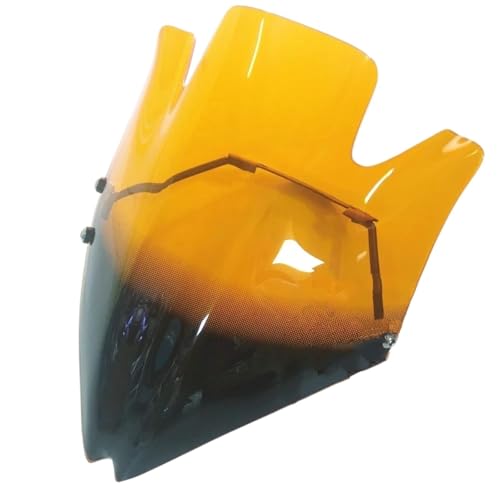 SPAMFAFGHQ Klare Motorrad-Windschutzscheibe Für Kawasaki Z750 Z 750 Z750R 2007-2012 Windabweiser Schutzscheibe Mit Halterung(Orange) von SPAMFAFGHQ