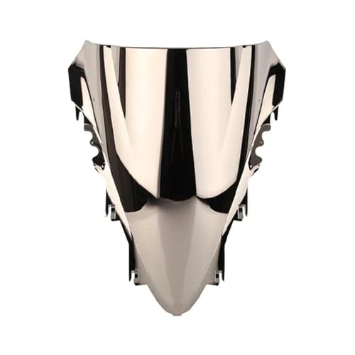 SPAMFAFGHQ Motorrad Double Bubble Windschutzscheibe Deflektor Schutz Für Y&amaha YZF 1000 R1 YZF-R1 YZFR1 2007 2008(Silber) von SPAMFAFGHQ