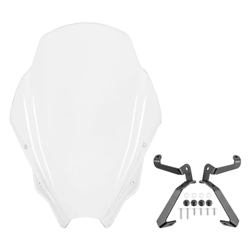 SPAMFAFGHQ Motorrad-Frontscheibe Für Suzuki GSX 8S GSX8S GSX-8S 2023 2024 Windschutzscheibe Luftabweiser(Klar) von SPAMFAFGHQ