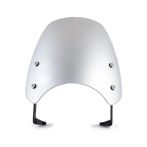 SPAMFAFGHQ Motorrad-Windabweiser für Triumph für Bonneville für Scrambler 1200 XE XC BE 2019 2020 2021 2022 2023(Silber) von SPAMFAFGHQ