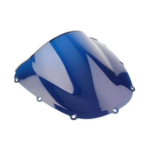 SPAMFAFGHQ Motorrad-Windschutzscheibe Double Bubble Für CBR954RR 2002 2003 Aus ABS-Kunststoff(Blau) von SPAMFAFGHQ