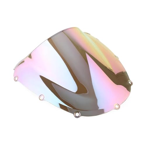 SPAMFAFGHQ Motorrad-Windschutzscheibe Double Bubble Für CBR954RR 2002 2003 Aus ABS-Kunststoff(Iridium) von SPAMFAFGHQ