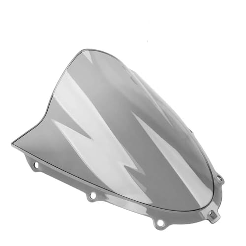SPAMFAFGHQ Motorrad-Windschutzscheibe Double Bubble Windabweiser Für Suzuki GSXR 125 150 2018 2019 2020 2021 2022(GRAU) von SPAMFAFGHQ