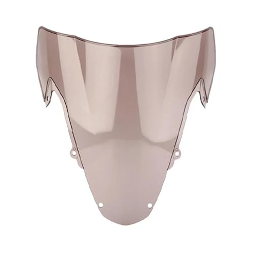 SPAMFAFGHQ Motorrad-Windschutzscheibe Double Bubble Windschutzscheibe Für Suzuki GSXR1000 GSXR GSX-R 1000 K3 2003 2004(Braun) von SPAMFAFGHQ