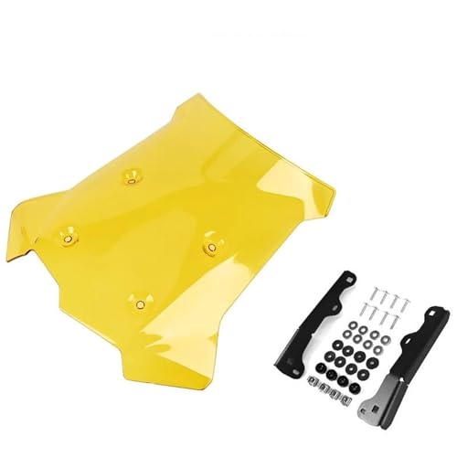 SPAMFAFGHQ Motorrad Windschutzscheibe Für B&MW F 750 GS 850 F750 F850 F750GS F850GS 2018 2019 2020 2021(Gelb) von SPAMFAFGHQ