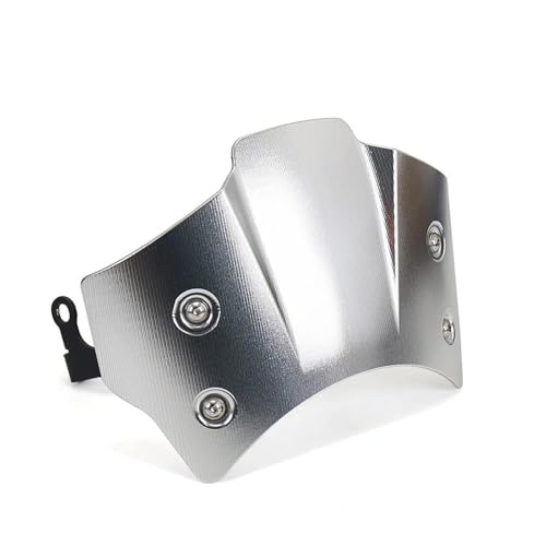 SPAMFAFGHQ Motorrad-Windschutzscheibe Für Scheinwerferverkleidung Passend Für B&MW R Nine T R9T 2014 2015 2016 2017 2018 2019 2020 2021 2022 2023(Silber,DUAL) von SPAMFAFGHQ