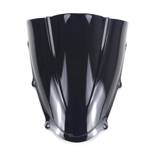SPAMFAFGHQ Motorrad-Windschutzscheibe Für Suzuki GSXR125 GSXR150 2017 2018 2019 2020 2021 2022 2023 Double Bubble(SCHWARZ) von SPAMFAFGHQ