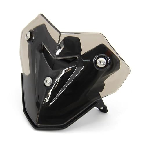 SPAMFAFGHQ Motorrad-Windschutzscheibe Mit Halterung Für B&MW F 900 R F 900R F900 R Schwarz Transparent Motorradzubehör(GRAU) von SPAMFAFGHQ