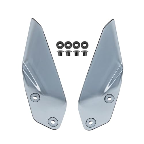 SPAMFAFGHQ Motorrad-Windschutzscheibe Seitlicher Windabweiser Für R1200GS LC R 1200 GS ADV K50 K51 2014–2020 R1250GS Für Adventure 2019–2022(GRAU) von SPAMFAFGHQ