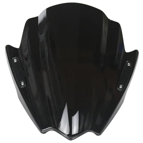 SPAMFAFGHQ Motorrad Windschutzscheibe Windschild Schirm Spoiler Windabweiser Für Hornet CB600F CB 600 F CB599 CB650F CB650R CB500F CB500X 2008-2019(SCHWARZ) von SPAMFAFGHQ