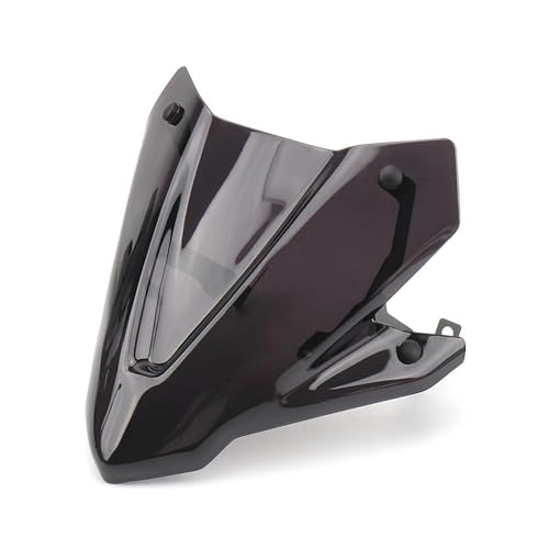 SPAMFAFGHQ Motorrad Zubehör Windschutzscheibe Erweiterte Spoiler Windschutzscheibe Air Deflektor Für Hornet CB750 Für Hornet 2023(SCHWARZ) von SPAMFAFGHQ