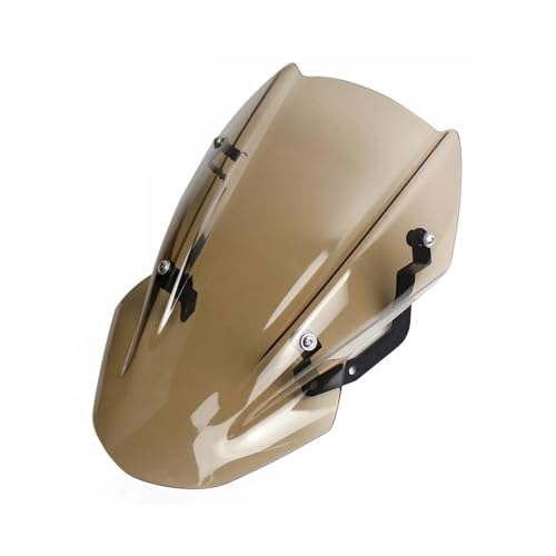 SPAMFAFGHQ Passend Für Kawasaki Z650 Z 650 2017 2018 2019 Motorrad-Windschutzscheibe Windschutzscheibe Windschutzscheibe Mit Montagehalterung(Braun) von SPAMFAFGHQ