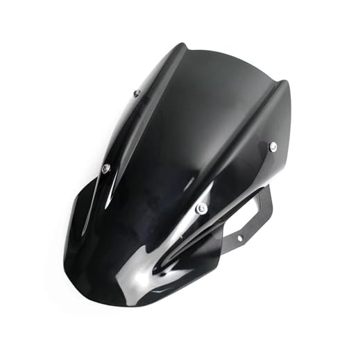SPAMFAFGHQ Passend Für Kawasaki Z650 Z 650 2017 2018 2019 Motorrad-Windschutzscheibe Windschutzscheibe Windschutzscheibe Mit Montagehalterung(SCHWARZ) von SPAMFAFGHQ
