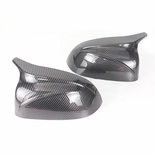 SPAMFAFGHQ Schwarze Rückspiegelabdeckung X3M Look Rückspiegelabdeckung Für B&MW X3 G01 X4 G02 X5 G05 X6 G06 X7 G07 IX3 2018 2019-2023 (Carbon Pattern) von SPAMFAFGHQ