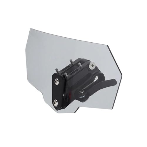 SPAMFAFGHQ Universal Motorrad Risen Clip Auf Windschutzscheibe Windschutzscheibe Verlängerung Spoiler Air Deflektor Für R1200GS Für XADV Für Tmax(SCHWARZ) von SPAMFAFGHQ