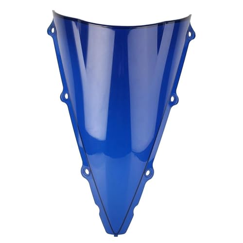 SPAMFAFGHQ Winddicht Motorrad Windschutzscheibe ABS Kunststoff Windschutzscheibe Für Y&amaha YZF R1 1000 YZF-R1 2002 2003 Windschutzscheibe Deflektor Schutz(Blau) von SPAMFAFGHQ