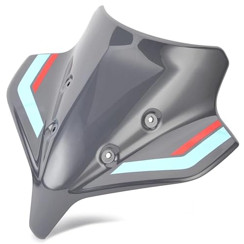 SPAMFAFGHQ Windschutzscheibe Motorrad Windschutzscheibe Windabweiser Für Y&amaha MT 10 MT-10 SP 2022 2023 2024 Zubehör(Cement ash) von SPAMFAFGHQ