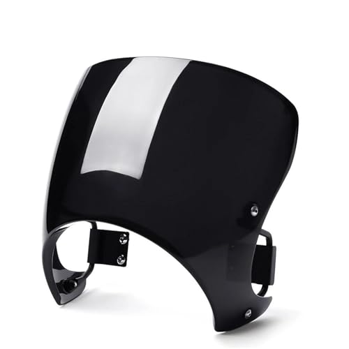 SPAMFAFGHQ Windschutzscheibe Windabweiser Für Kawasaki Z900RS Cafe ABS 2018 2019 2020 2021 2022 2023 2024(SCHWARZ) von SPAMFAFGHQ