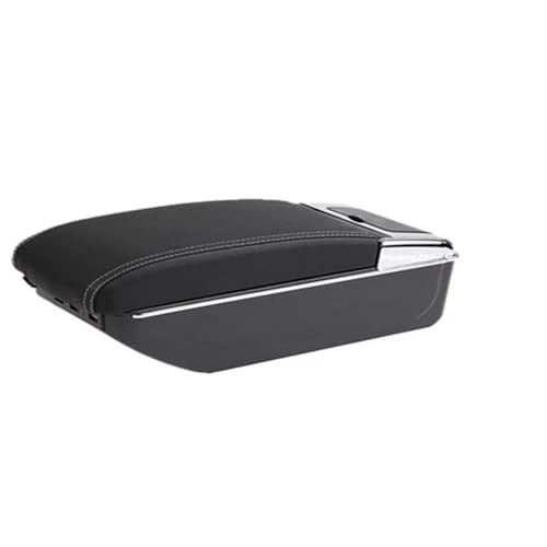 SPAMFAFGHQ Zentrale Ablage Für Den Innenraum Spezielle Nachrüstung Für Die Armlehne Des Für Peugeot 207 Und Des Für Peugeot 207 CC(D weiße Linie 7USB) von SPAMFAFGHQ