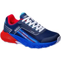 Sparco Sardinia 01 SR FO HRO Martini Racing Arbeitssneaker - 44 EU - Schwarz / Hellblau von SPARCO