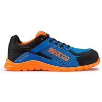 Sparco - Sicherheitsschuh practice niki esd S1P src (hellblau/orange) von SPARCO