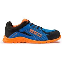 Sparco - Sicherheitsschuh practice niki esd S1P src (hellblau/orange) von SPARCO