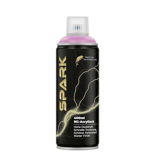 SPARK Sprühdose 400ml – Matte Sprühfarbe für Künstler, DIY, Modellbau & Möbel – Hohe Deckkraft, schnelltrocknende Spraydose - Lavendel Hell SPARK Sprühdose 400ml – Matte Sprühfarbe für Künstler, DIY, Modellbau & Möbel – Hohe Deckkraft, schnelltrocknende Spraydose - Lavendel Hell von SPARK