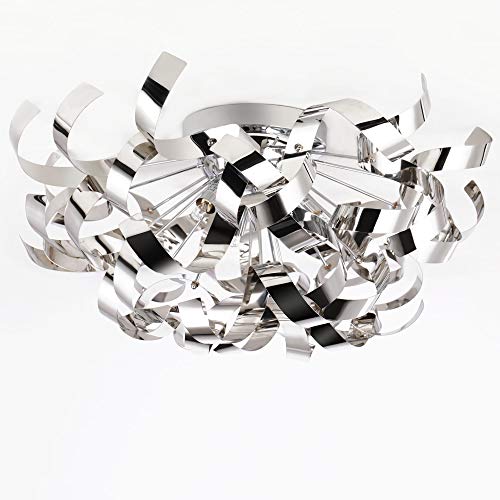 SPARKSOR Kreative Kunst Moderne Spirale Edelstahl Pailletten Deckenleuchte Badezimmer Studie Wohnzimmer Schlafzimmer von SPARKSOR