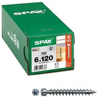 SPAX® Holzbauschrauben T30 Zylinderkopf WIROX 1211010601205 6 mm x 120 mm, 100 St. von SPAX®