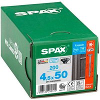 SPAX® Fassadenschrauben T20 Linsenkopf BLAX A2 25170404505021 4,5 mm x 50 mm, 200 St. von SPAX®