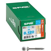 SPAX® Universalschrauben T40 Senkkopf Edelstahl A2 0197000801205 8 mm x 120 mm, 50 St. von SPAX®