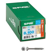 SPAX® Universalschrauben T40 Senkkopf Edelstahl A2 0197000801005 8 mm x 100 mm, 50 St. von SPAX®