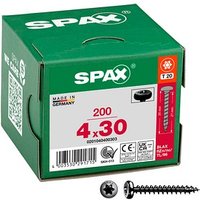 SPAX® Universalschrauben T20 Halbrundkopf BLAX 0201040400303 4 mm x 30 mm, 200 St. von SPAX®