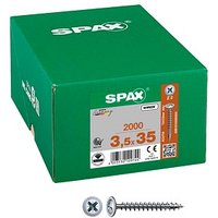 SPAX® Universalschrauben Z2 Rückwandkopf WIROX 0281010350352 3,5 mm x 35 mm, 2000 St. von SPAX®