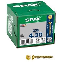 SPAX® Universalschrauben Z2 Senkkopf YELLOX 1081020400303 4 mm x 30 mm, 200 St. von SPAX®