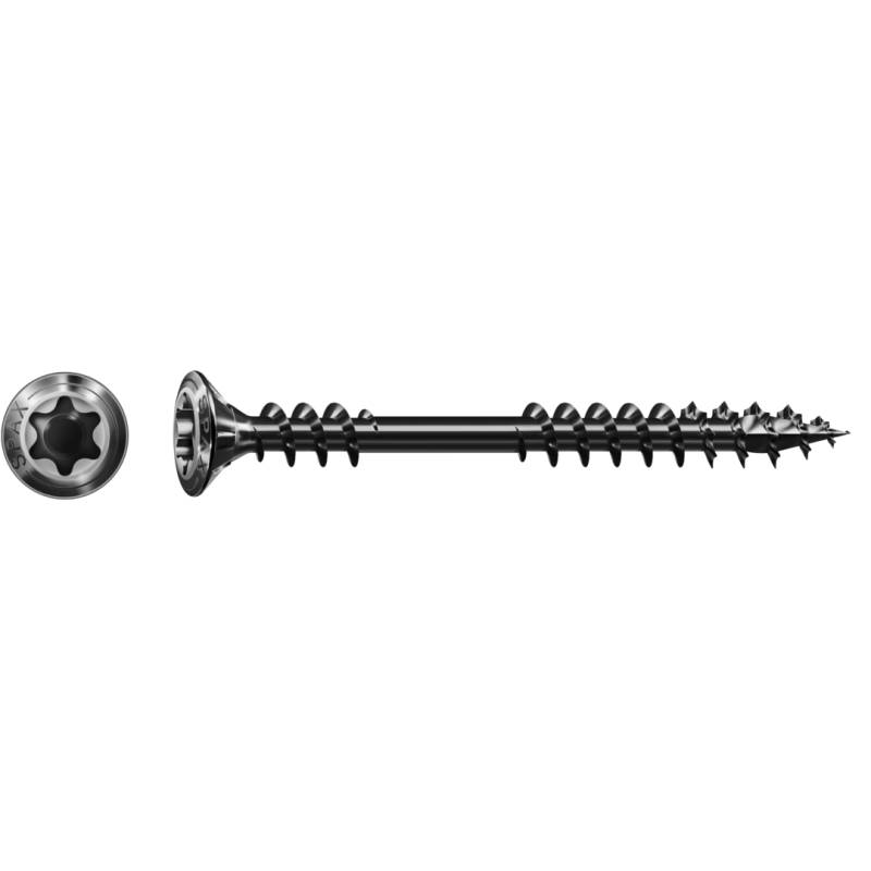 SPAX Fassadenschraube BLAX Edelstahl A2 Fixiergewinde Linsensenkkopf T-STAR plus 4,5 x 50 mm - 200 Stück von SPAX International GmbH & Co. KG