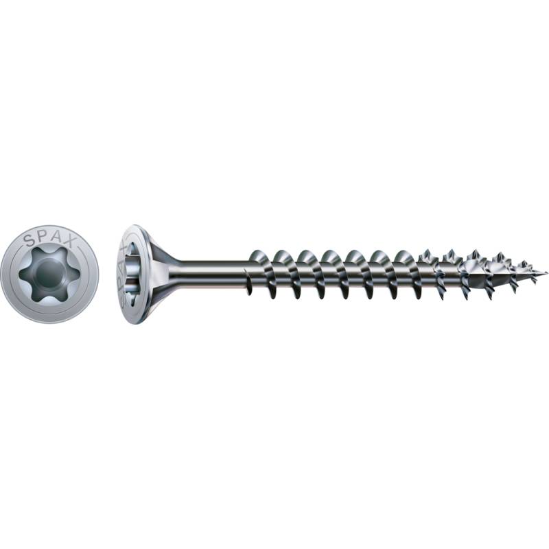 SPAX Universalschraube WIROX Vollgewinde Senkkopf T-STAR plus CUT4-Spitze 6 x 80mm - 200 Stück von SPAX International GmbH & Co. KG