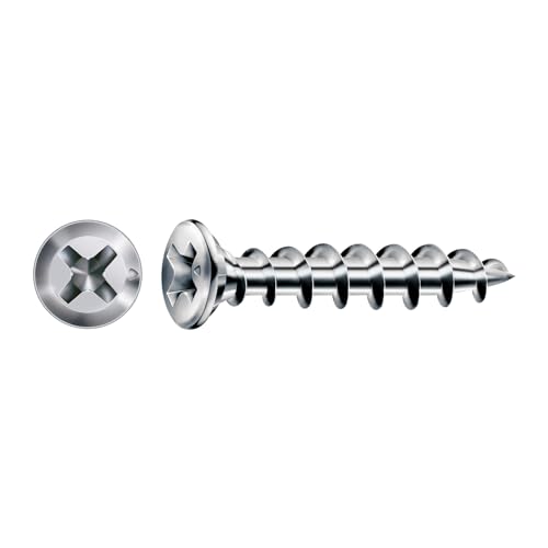 FEX-KS, 4,2 x 22 mm, 6000 Stück, Spezialgewinde, Senkkopf, Kreuzschlitz H2, Selbstbohrende Spitze, WIROX - 1411010400228 von SPAX