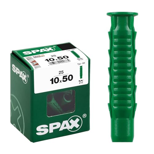 SPAX 4100001000507 TYP-SD Dübel, Grün, 10 x 50 mm von SPAX