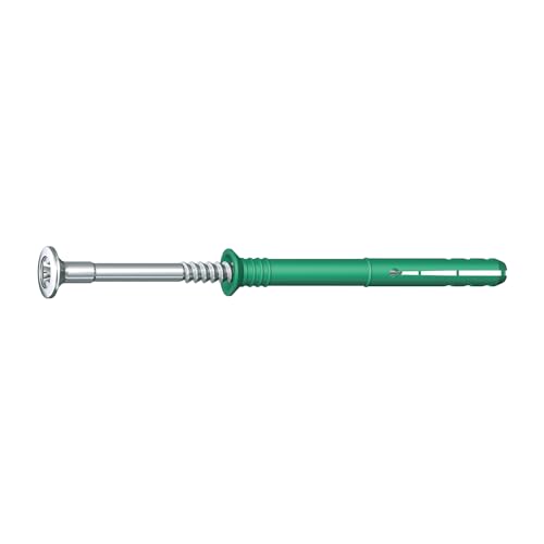 SPAX 4861080801005 8 x 100 mm, 100 Stück Nageldübel, grün von SPAX