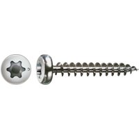 Spax Edelstahl 3 x 30 mm Halbrundkopf T-STAR plus Vollgewinde S-Spitze Edelstahl rostfreiei A2 200 Stk Spax Edelstahl 3 x 30 mm Halbrundkopf T-STAR plus Vollgewinde S-Spitze Edelstahl rostfreiei A2 200 Stk von SPAX