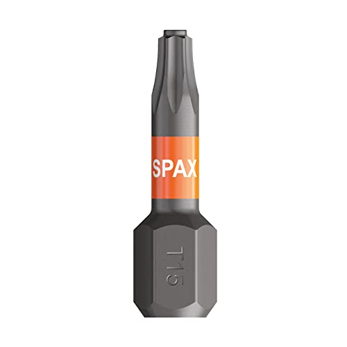 SPAX BIT T-STAR plus T15, 6,4 x 25 mm, 5 Stück in der Dose, 5000009192159 von SPAX